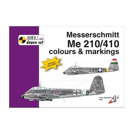 Messerschmitt Me 210/Messerschmit Me 410 colours and markings. Designed in accordance with the Zerst??rer (heavy fighter-bomber)