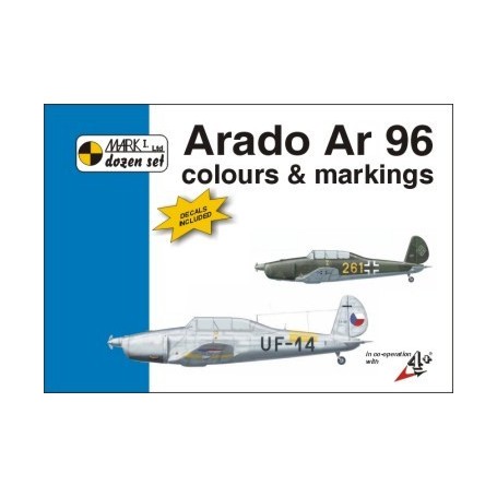Arado Ar 96 Colour And Markings AND Decals (designed to be assembled with model kits from Kopro (ex KP) and Heller) 