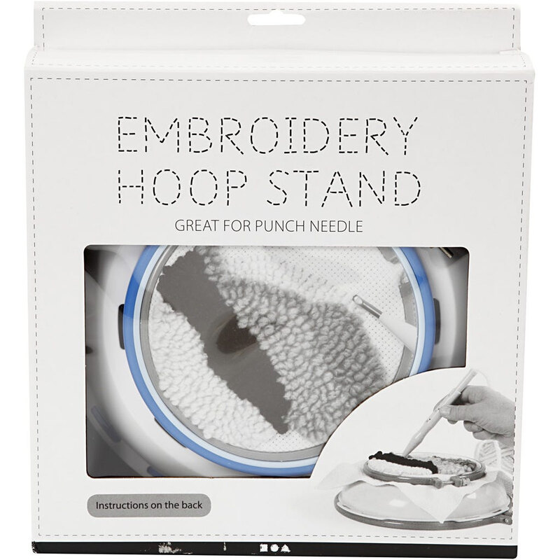 Embroidery hoop with base Sewing, needles and accessories