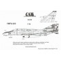 Decals F-4N Phantom 150480 NK/100 VMFA-323 Death Rattlers CAG USS Coral Sea 