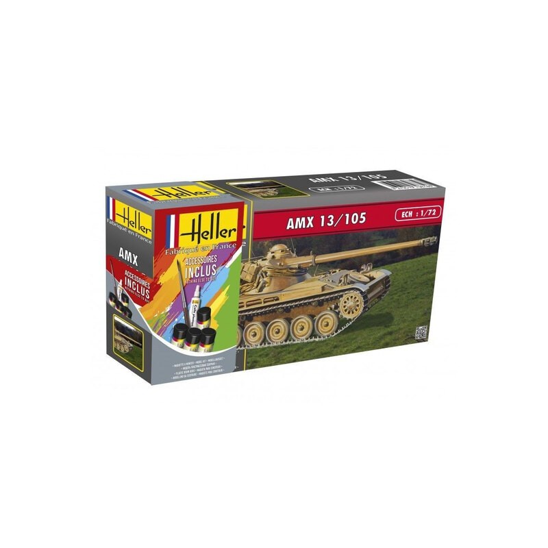 Heller 1/72 AMX 13/105 Gift Set # 56874 