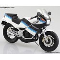 SUZUKI RG250 GAMMA BLUE AND WHITE Diecast motorcycle