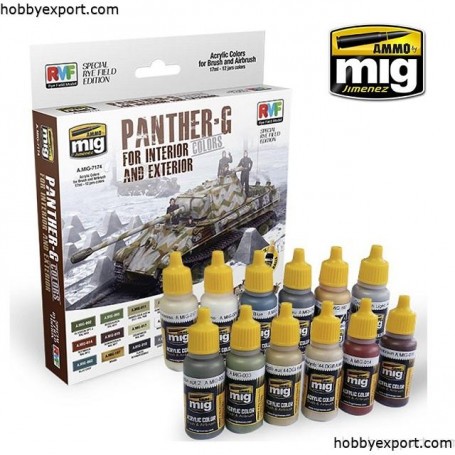 PANTHER G COLORS SET FOR INTERIOR AND EXTERIOR SET Paint