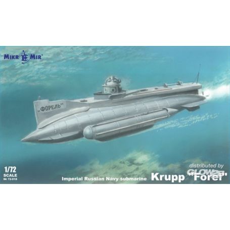 Krupp Forel Imperial Russian Navy submarine Model kit