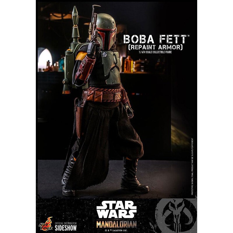 HOT908895 Star Wars The Mandalorian action figure 1/6 Boba Fett (Repaint Armor) 30 cm