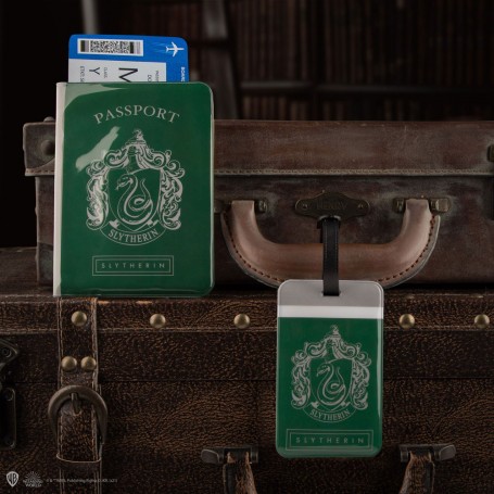 Harry Potter Luggage Tag & Slytherin Transport Card Case Set 