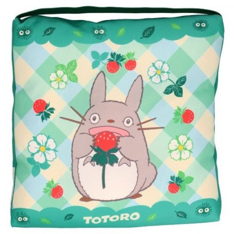 My neighbor Totoro pillow Totoro & Strawberries 30 x 30 x 5 cm 