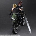 Final Fantasy VII Remake Play Arts Kai Figures and Vehicle Jessie, Cloud & Bike Action figure