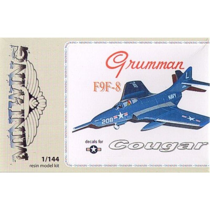Grumman F9F-8 Cougar Airplane model kit
