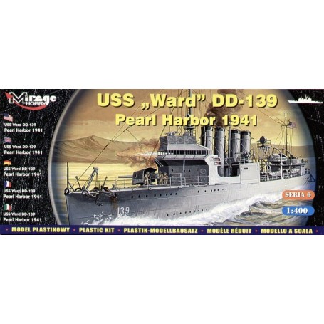 USS Ward DD-139 Pearl Harbor 1941 Ship model kit