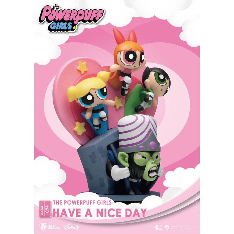 The Powerpuff Girls diorama PVC D-Stage Have A Nice Day New Version 15 cm Dioramas