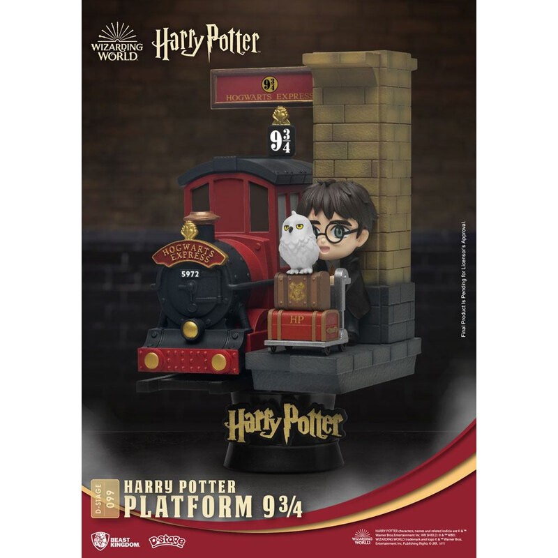 Harry Potter PVC diorama D-Stage Platform 9 3/4 New Version 15 cm 