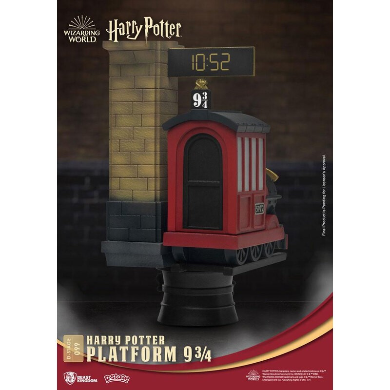 BKDDS-099NV Harry Potter PVC diorama D-Stage Platform 9 3/4 New Version 15 cm