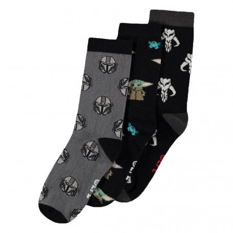 Star Wars: The Mandalorian pack 3 pairs of socks Three Icons 39-42 