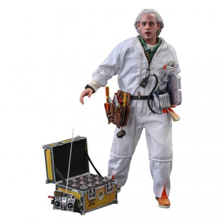 Back to the Future Movie Masterpiece 1/6 Doc Brown (Deluxe Version) 30 cm action figure 