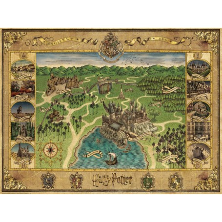 Harry Potter puzzle Hogwarts Map (1500 pieces) 