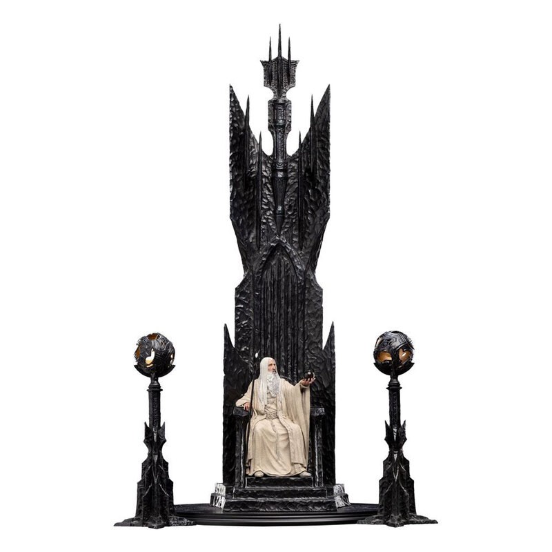 The Lord of the Rings statuette 1/6 Saruman the White on Throne 110 cm 