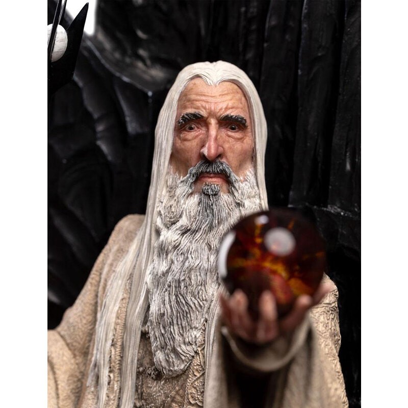 The Lord of the Rings statuette 1/6 Saruman the White on Throne 110 cm Statue