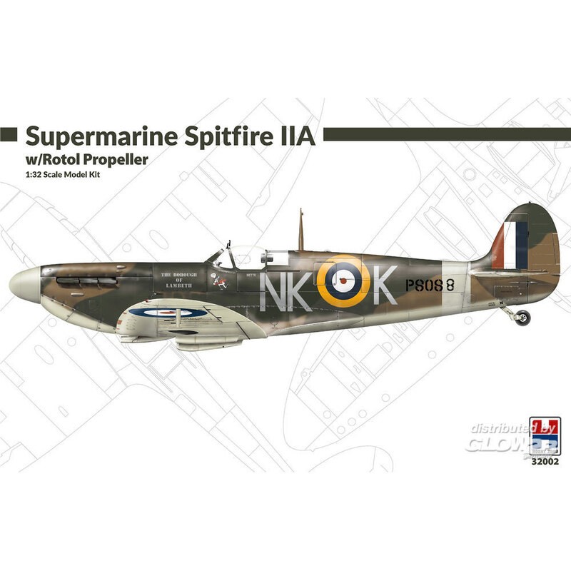 Supermarine Spitfire IIA w/Rotol Propeller Model kit
