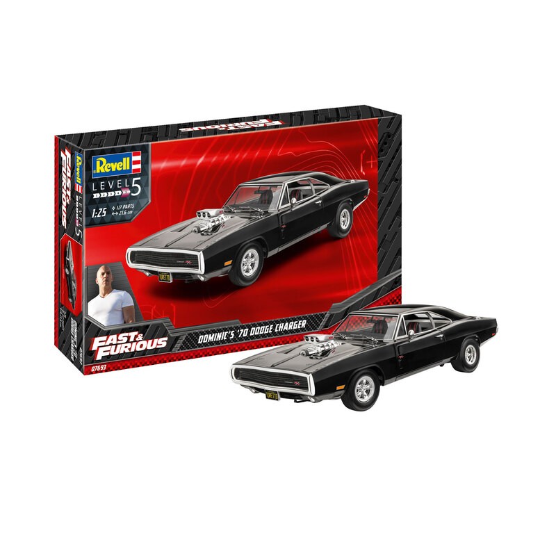 FAST & FURIOUS - DOMINICS 1970 DODGE CHARGER Model kit