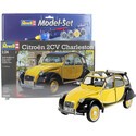 Citroen 2CV Model Set - box containing the model, paints, brush and glue Model kit