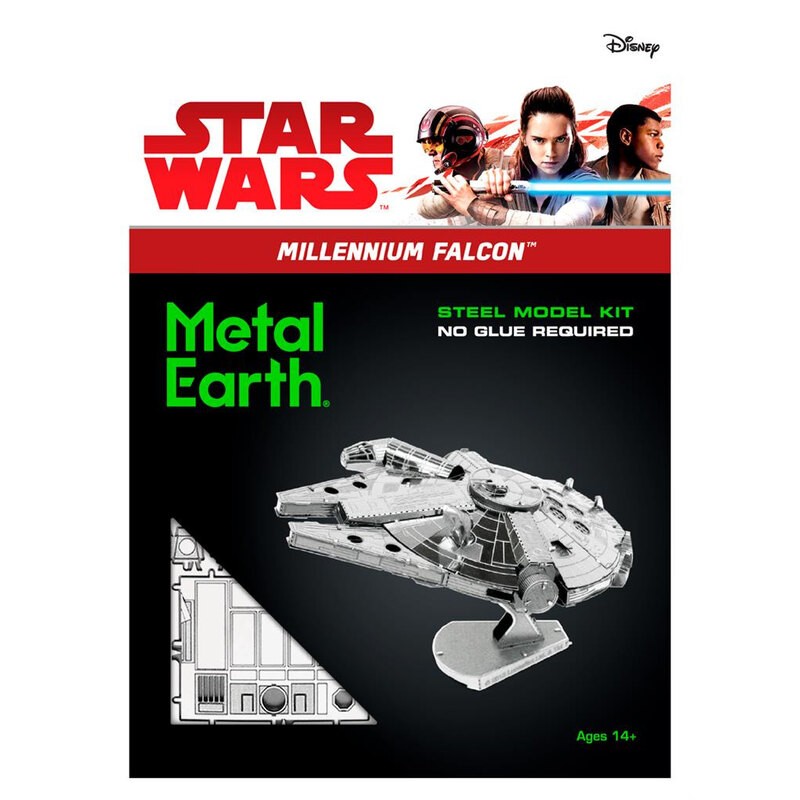 Lot of 4 Metal Earth Star Wars The Force Awakens Steel Model Kits 