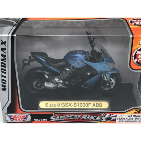 SUZUKI GSX-S1000F ABS 2015 BLUE Diecast motorcycle