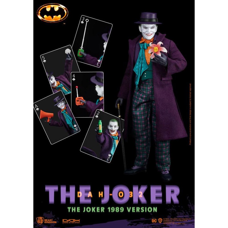 Batman 1989 Dynamic Action Heroes 1/9 The Joker 21 cm figure Beast Kingdom Toys