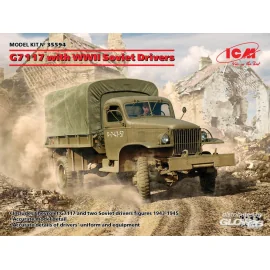 G7117 with WWII Soviet Drivers Model kit