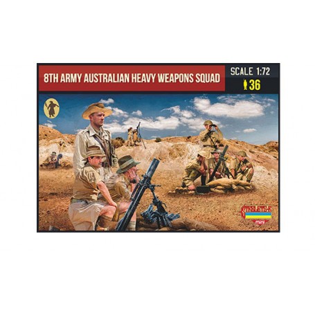 8th Australian Heavy Weapons Squad Figures