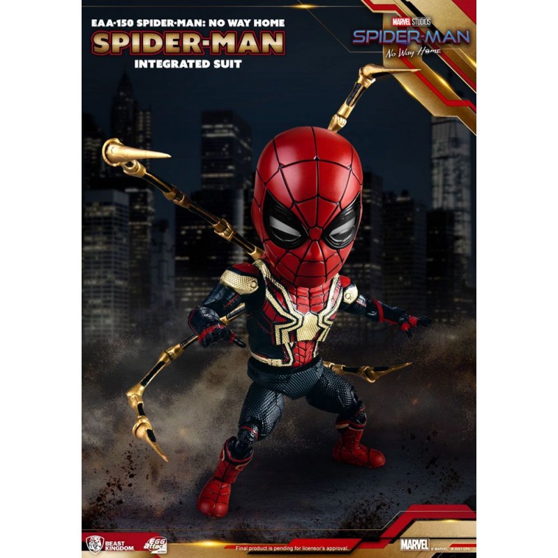 Spider-Man: No Way Home Egg Attack Spider-Man Integrated Suit action figure 17 cm