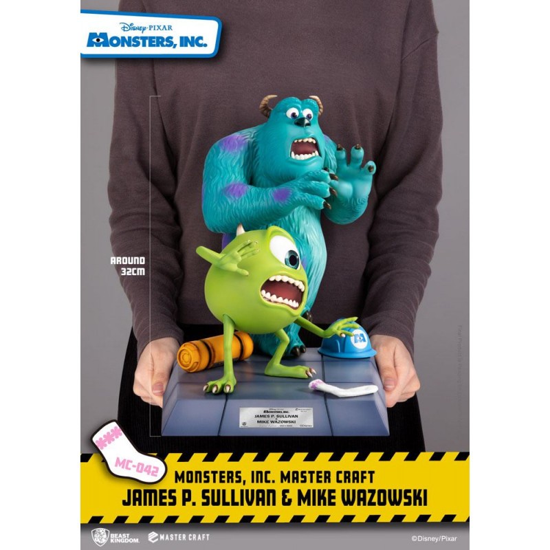Monsters Inc. Master Craft Statuette James P. Sullivan & Mike Wazowski 34cm
