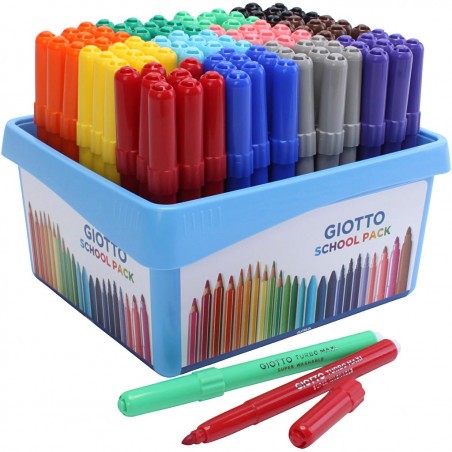GIOTTO markers, assorted colours, line 5 mm, 12x9 pc/ 1 Pq. 