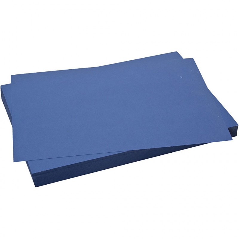 Colored cardstock, midnight blue, 50x70 cm, 270 gr, 10 sheets/ 1 Pq. 