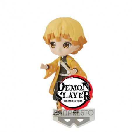 Demon Slayer Kimetsu No Yaiba Q Posket Small Vol6 Zenitsu Agatsuma 7cm Figurine