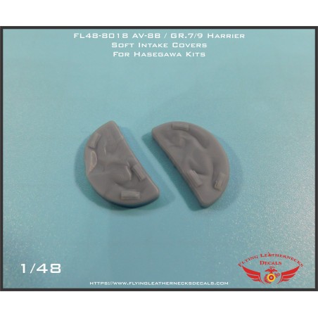 McDonnel-Douglas AV-8B Harrier Soft Intake Covers (designed to be used with Hasegawa kits) 