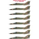 Decals General-Dynamics F-111E Aardvark Multiple marking options for USAF F-111E Aardvark tactical bombers 