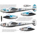 Decals Lockheed P-38J Lightnings Wicked Women P-38 Lightnings'Margaret' 'Virginia Marie' Bombshell