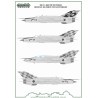 Decals Mikoyan MiG-21 Around the World Croatian Air Force 25 anniversary 