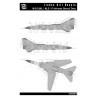 Decals Mikoyan MiG-23 Family full stencil data 