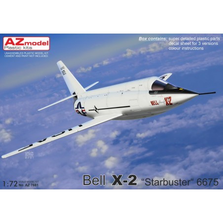 Bell X-2 Starbuster No.6675 new mould Model kit