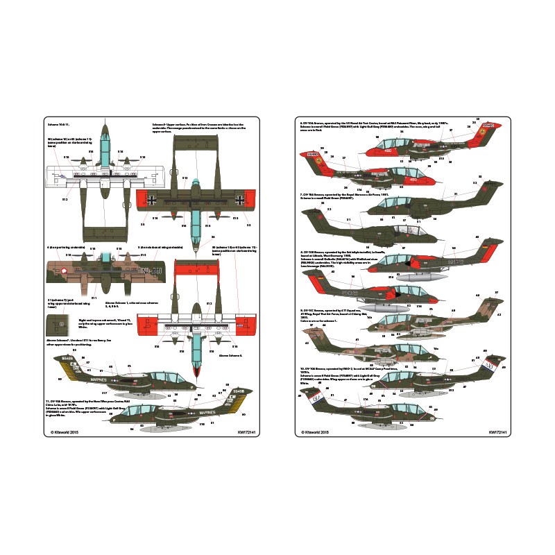 Decals North-American/Rockwell OV-10 Bronco 