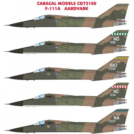 Decals General-Dynamics F-111A Aardvark 