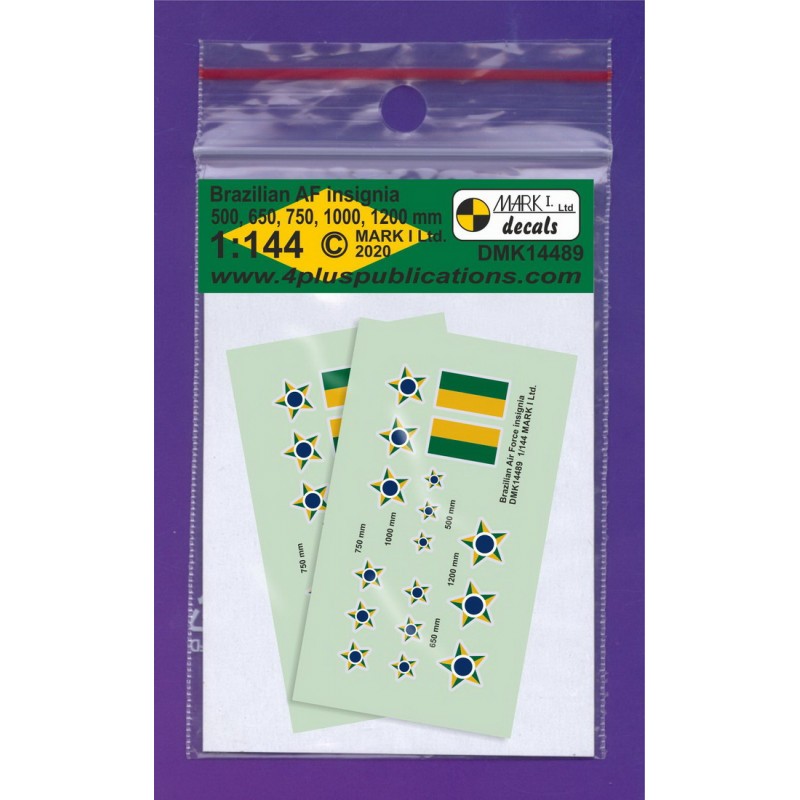 Decals Brazilian AF insignia, 2 sets 