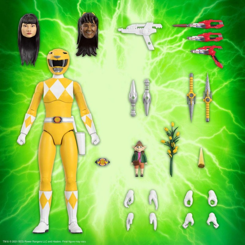 Mighty Morphin Power Rangers Action Figure Ultimates Yellow Ranger 18 cm