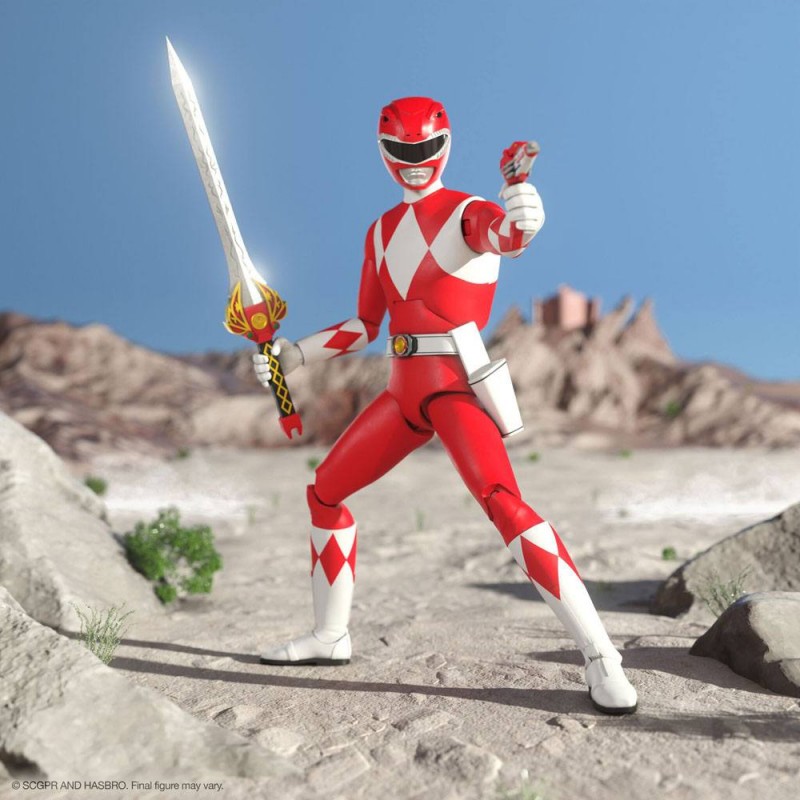 Mighty Morphin Power Rangers Action Figure Ultimates Red Ranger 18 cm