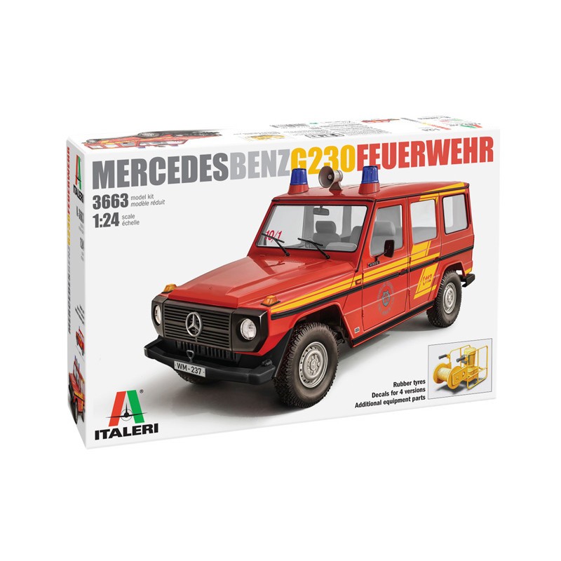 Mercedes G230 Fire Brigade Model car kit