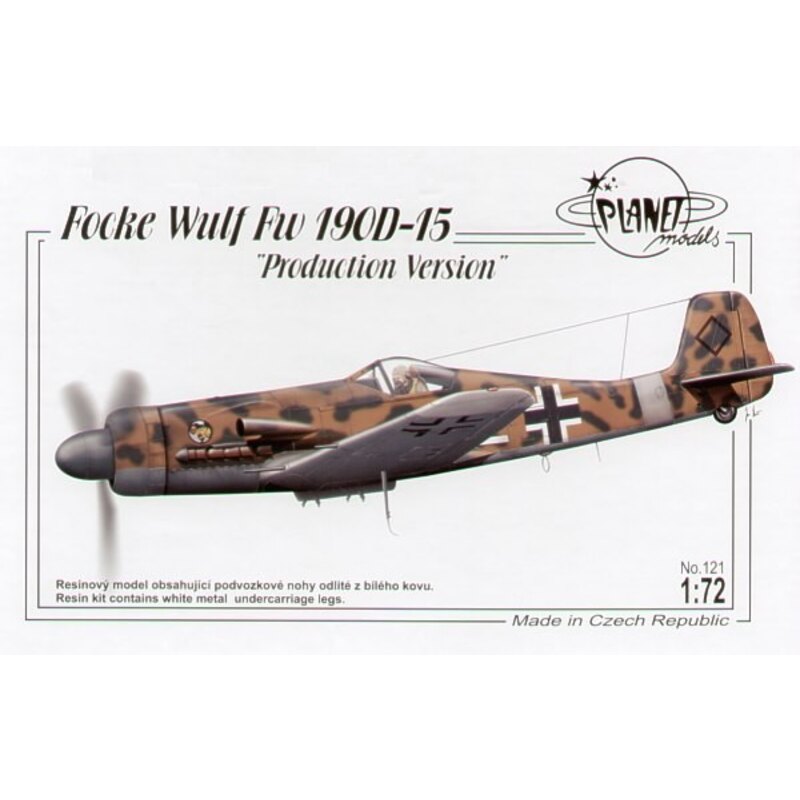 Painted And Assembled 1/144 WWII German Folke Wulf 190 G-1