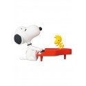 Peanuts mini figure Medicom UDF series 13 Pianist Snoopy 10 cm Figurine