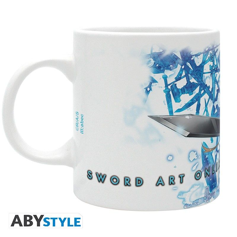 SWORD ART ONLINE - Mug - 320 ml - Asuna & Kirito Swords sublimated  Cups and Mugs